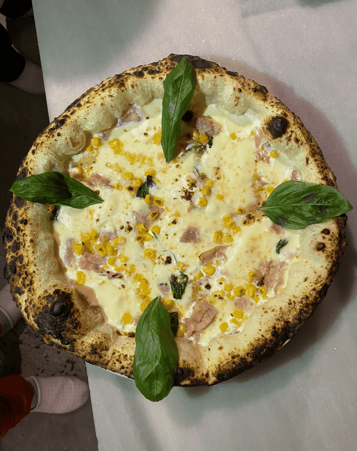 Pizza napolitana hecha por Walter